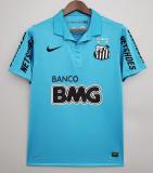 2012-2013 Retro Santos Blue 1:1 Quality Soccer Jersey