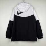 New Nike Black-White Windbreaker 2023