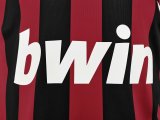 2009-2010 AC Home  Fans 1:1 Quality Retro Soccer Jersey