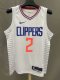 NBA Clipper away 【customized】Leonard No.2 1:1 Quality