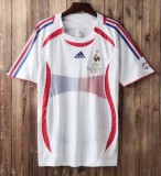 2006 France Away White Fans 1:1 Quality Retro Soccer Jersey