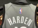 NBA Nets grey Harden No.13 1:1 Quality