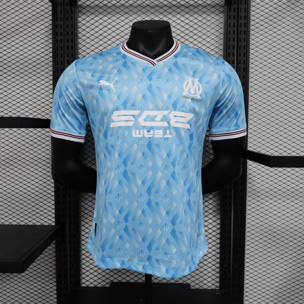Marseille Blue Player 1:1 Quality Training Jersey 23/24