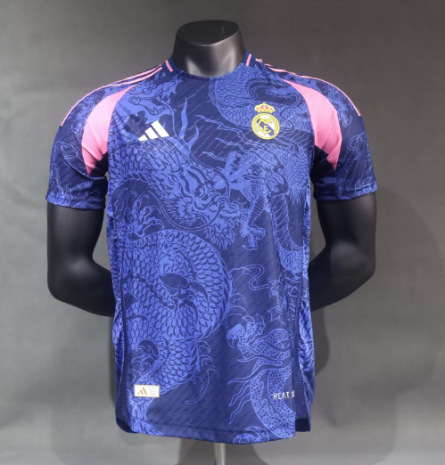 Real Madrid Blue Dragon Edition Player 1:1 Quality Soccer Jersey 24/25