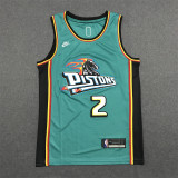 Detroit Pistons Cunningham #2 Green 1:1 Quality NBA Jersey