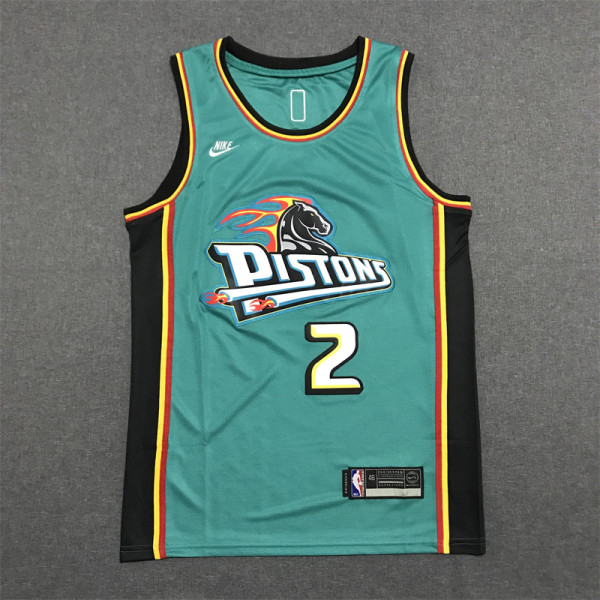 Detroit Pistons Cunningham #2 Green 1:1 Quality NBA Jersey