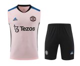 23/24 Manchester United Pink 1:1 Quality Training Vest（A-Set）