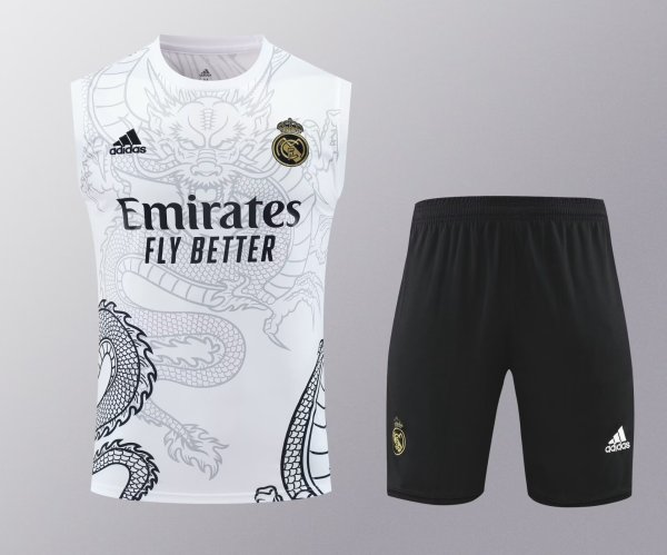 Real Madrid White1:1 Quality Training Vest(A-Set)24/25