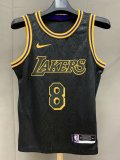 NBA Laker black Kobe Bryant No.8 .24 1:1 Quality