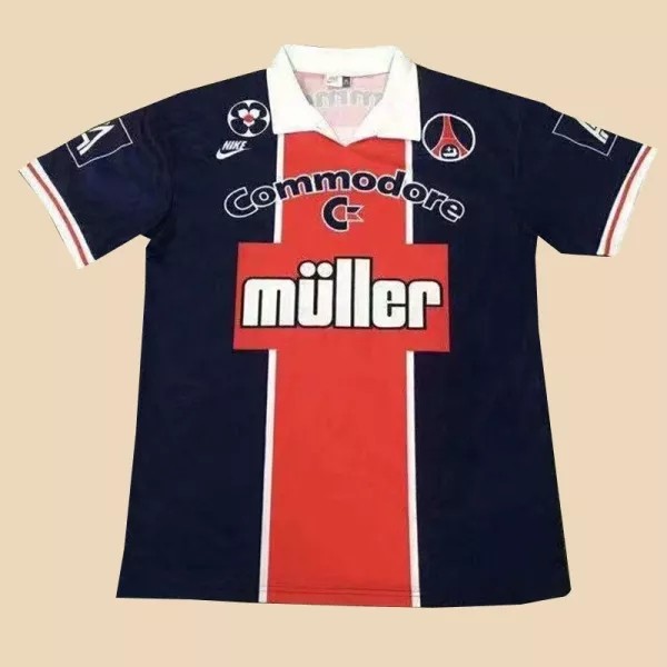 1991-1992  Retro PSG Paris Home 1:1 Quality Soccer Jersey