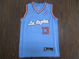 NBA New clipper Latin 13 George light blue 1:1 Quality
