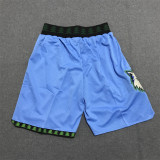 Minnesota Timberwolves Sky Blue 1:1 Quality Retro NBA Pants