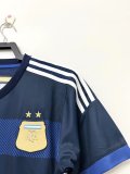 2014 Argentina Away Retro Soccer Jersey