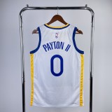 NBA Golden State Warriors White PAYTON II#0 Men Jersey Top Quality Hot Pressing Number And Name 2023