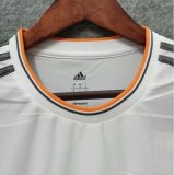 2013-2014 Real Madrid Home Long Sleeve 1:1 Quality Retro Soccer Jersey