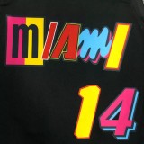 NBA Miami Heat HERRO #14 Black Top Quality Hot Pressing 1:1 Quality