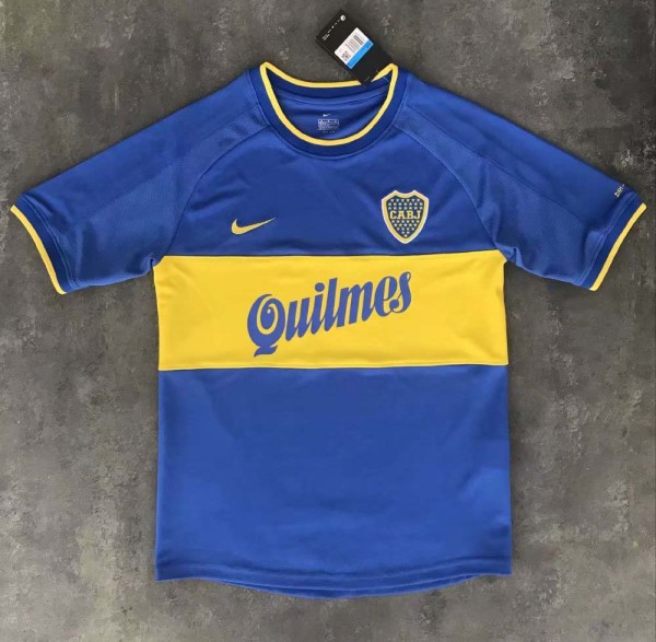 1999-2000 Boca Home Fans 1:1 Retro Soccer Jersey