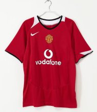 2004/2006 Manchester United Home Fans 1:1 Retro Soccer Jersey