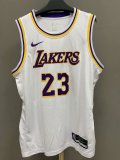 NBA Laker white James No.23 1:1 Quality