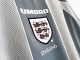 1996 England Away 1:1 Quality Retro Soccer Jersey