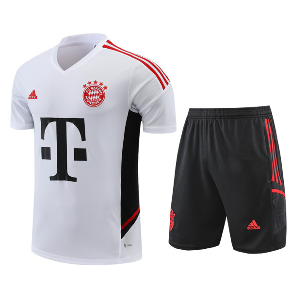 Bayern Munich Training Kit White 1:1 Quality Training Jersey 22/23