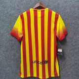 2013-2014 Retro Barcelona Away Yellow 1:1 Quality Soccer Jersey