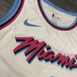 NBA Heat crew crew white 22 Jim Butler with chip 1:1 Quality