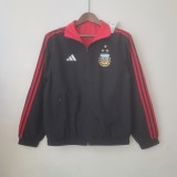Argentina Black-Red Double Sided Windbreaker 2022