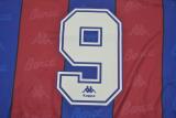 1996-1997 RONALDO # 9 Barcelona Home Red and Blue Retro 1:1 Quality Soccer Jersey