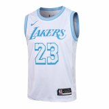 NBA Laker white James No.23 1:1 Quality