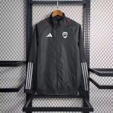 Arsenal Black Windbreaker 23/24