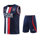 PSG Paris Jordan Blue 1:1 Quality Training Vest（A-Set）23/24