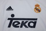 Real Madrid Home 1:1 Quality  Retro Soccer Jersey 2000/2001