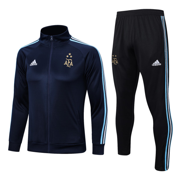Argentina Blue High Collar Jacket Tracksuit 1:1 Quality 23/24