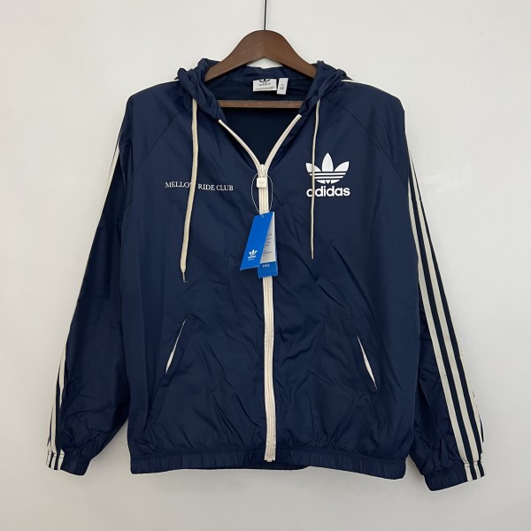 2023 Adidas Blue Windbreaker