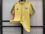 23/24 Sao Paulo Gold Fans 1:1 Quality Training Jersey