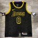 NBA Laker crew neck black snake 0 Kuzma with chip 1:1 Quality