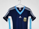1998 Retro Argentina Away Retro Soccer Jersey