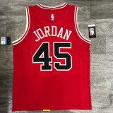 NBA Bulls crew red 45 Jordan with chip 1:1 Quality