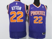 NBA New Suns #22 Ayton purple 1:1 Quality
