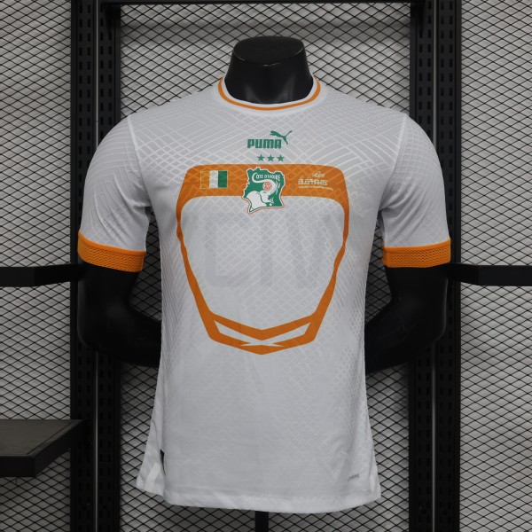Cote d'Ivoire White 3-Stars Player 1:1 Quality Soccer Jersey 23/24