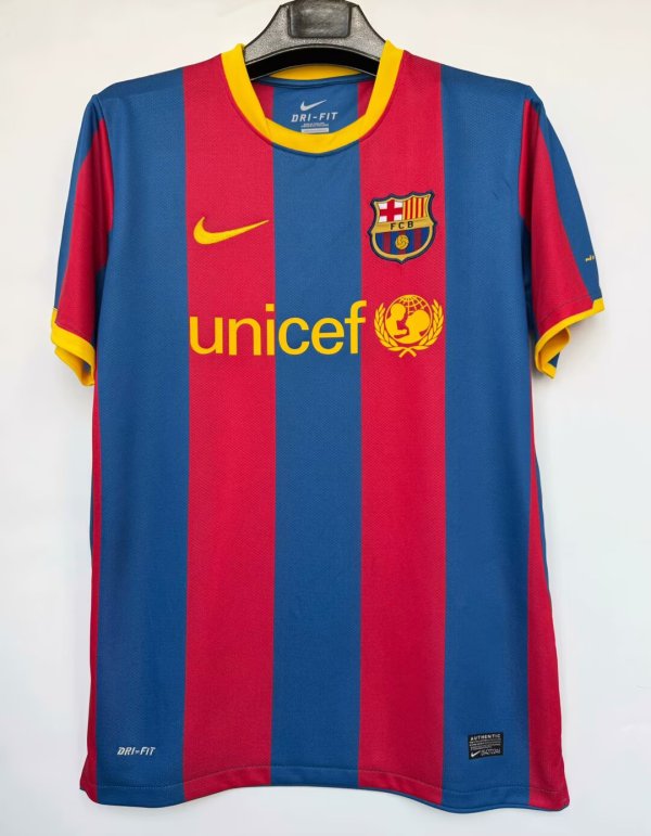 2010/2011 Barcelona Home Fans Retro 1:1 Quality Soccer Jersey