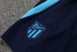 22/23 Atletico Madrid Vest Training Suit Kit Blue 1:1 Quality Training Jersey