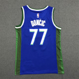 23 Dallas Mavericks DONCIC #77 Blue City Edition 1:1 Quality NBA Jersey