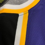 NBA Laker crew neck retro purple 23 James with chip 1:1 Quality