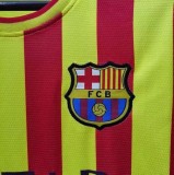 2013-2014 Retro Barcelona Away Yellow 1:1 Quality Soccer Jersey
