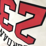 NBA Bulls round white No. 23 Jordan with chip 1:1 Quality