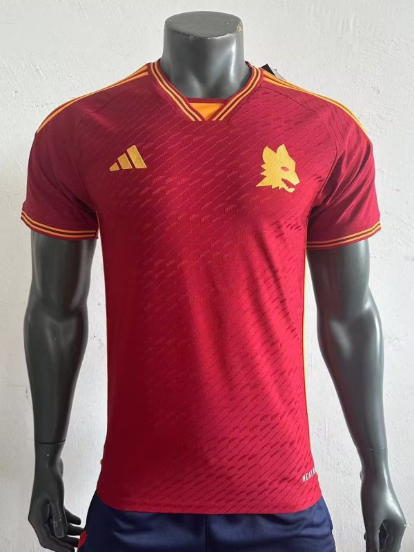 Roma Home Red Player 1:1 Quality Soccer Jersey 23/24