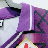 1992-1993 Fiorentina Away Fans 1:1 Quality Retro Soccer Jersey