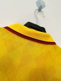 1995-1996 AC Milan Third Yellow Retro Soccer Jersey